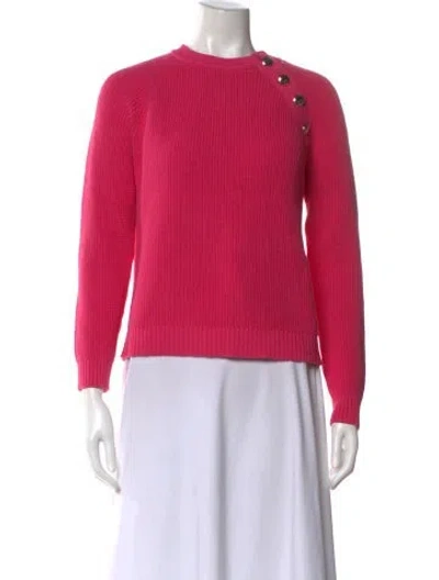 Pre-owned La Maille Sezane Crew Neck Sweater In Pink