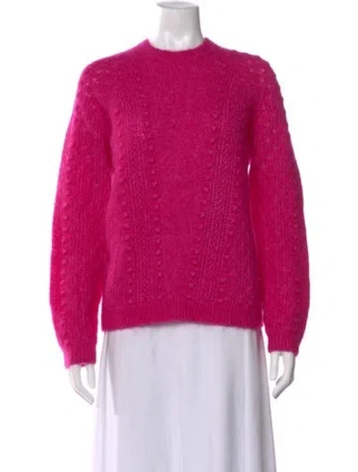 Pre-owned La Maille Sezane Crew Neck Sweater In Pink