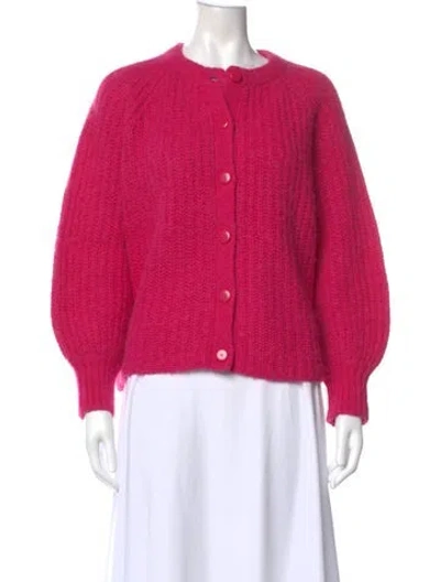 Pre-owned La Maille Sezane Crew Neck Sweater In Pink