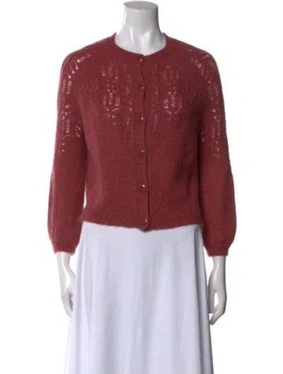 Pre-owned La Maille Sezane Crew Neck Sweater In Red