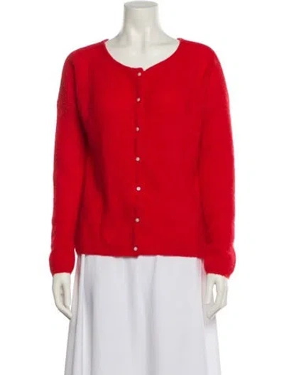 Pre-owned La Maille Sezane Crew Neck Sweater In Red