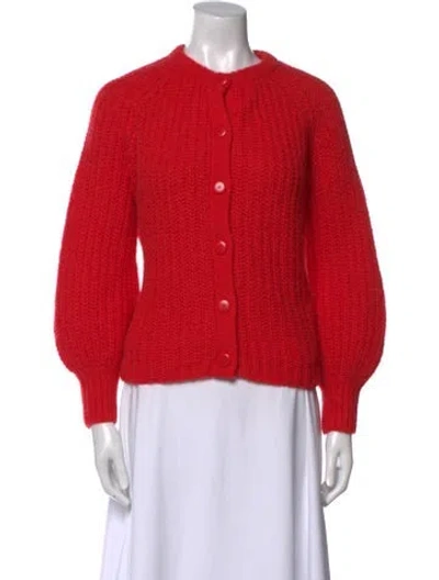 Pre-owned La Maille Sezane Crew Neck Sweater In Red