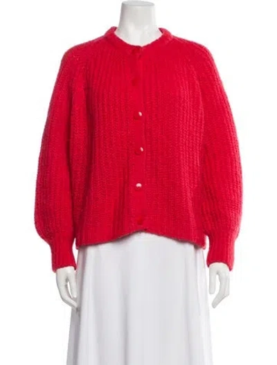 Pre-owned La Maille Sezane Crew Neck Sweater In Red