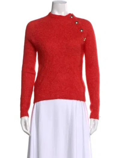 Pre-owned La Maille Sezane Crew Neck Sweater In Red