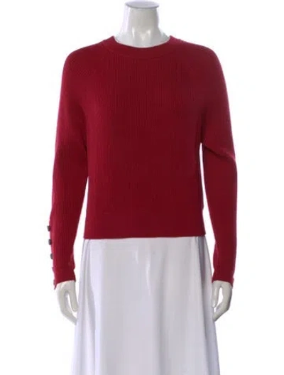Pre-owned La Maille Sezane Crew Neck Sweater In Red