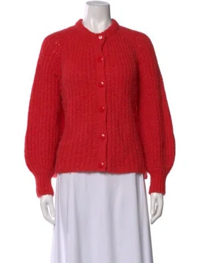 Pre-owned La Maille Sezane Crew Neck Sweater In Red