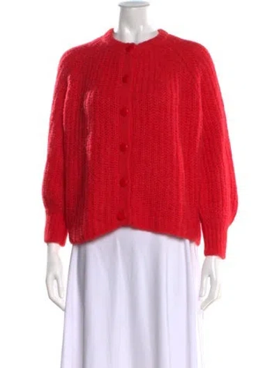 Pre-owned La Maille Sezane Crew Neck Sweater In Red