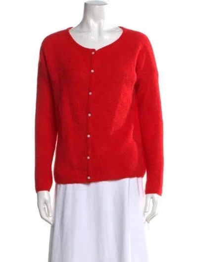 Pre-owned La Maille Sezane Crew Neck Sweater In Red