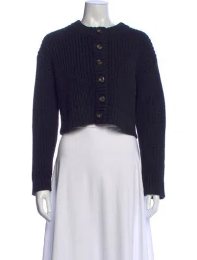 Pre-owned La Maille Sezane Crew Neck Sweater W/ Tags In Blue