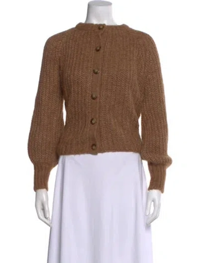 Pre-owned La Maille Sezane Crew Neck Sweater W/ Tags In Brown