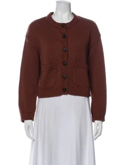 Pre-owned La Maille Sezane Crew Neck Sweater W/ Tags In Brown