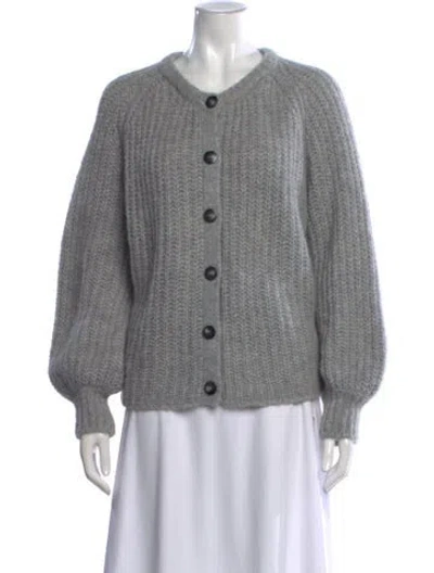 Pre-owned La Maille Sezane Crew Neck Sweater W/ Tags In Gray
