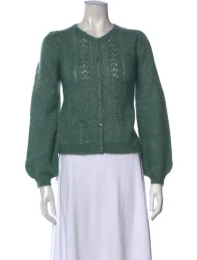 Pre-owned La Maille Sezane Crew Neck Sweater W/ Tags In Green