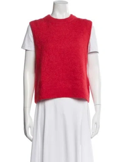 Pre-owned La Maille Sezane Crew Neck Sweater W/ Tags In Red