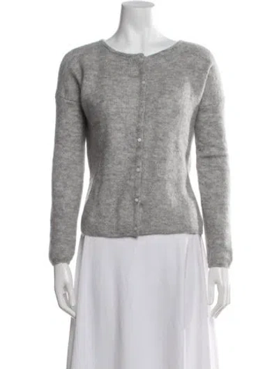 Pre-owned La Maille Sezane Crew Neck Sweater In White