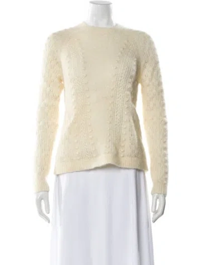 Pre-owned La Maille Sezane Crew Neck Sweater In Yellow