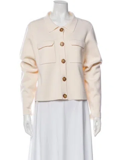 Pre-owned La Maille Sezane Merino Wool Jacket In Neutral