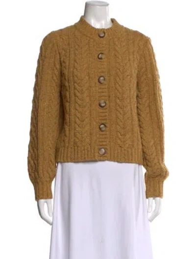 Pre-owned La Maille Sezane Merino Wool Mock Neck Sweater In Multi