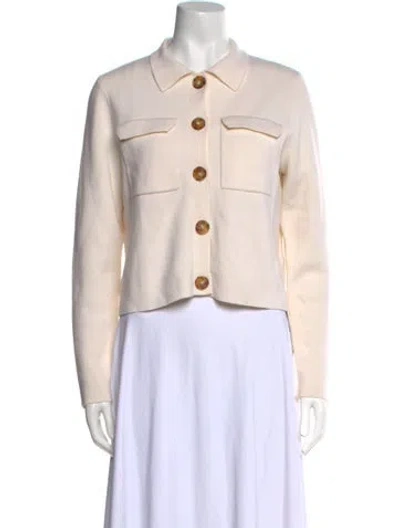 Pre-owned La Maille Sezane Merino Wool Sweater In Neutral