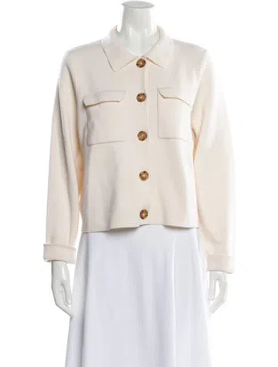 Pre-owned La Maille Sezane Merino Wool Sweater In Neutral