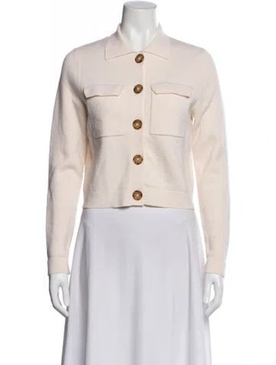 Pre-owned La Maille Sezane Merino Wool Sweater In Neutral