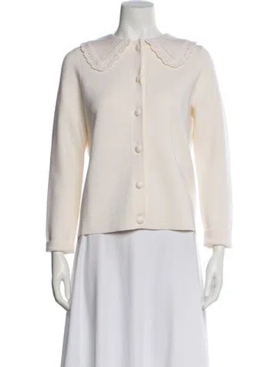 Pre-owned La Maille Sezane Merino Wool Sweater In Neutral