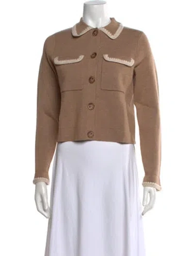 Pre-owned La Maille Sezane Merino Wool Sweater W/ Tags In Neutral