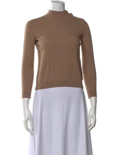 Pre-owned La Maille Sezane Merino Wool Turtleneck Sweater In Neutral