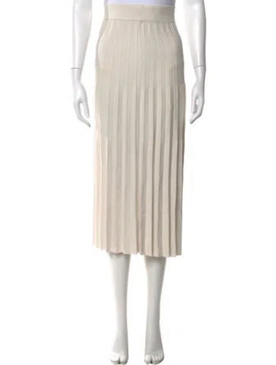 Pre-owned La Maille Sezane Midi Length Skirt In Neutral