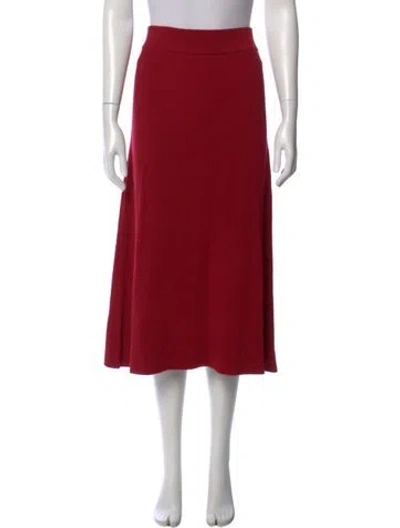 Pre-owned La Maille Sezane Midi Length Skirt In Pink