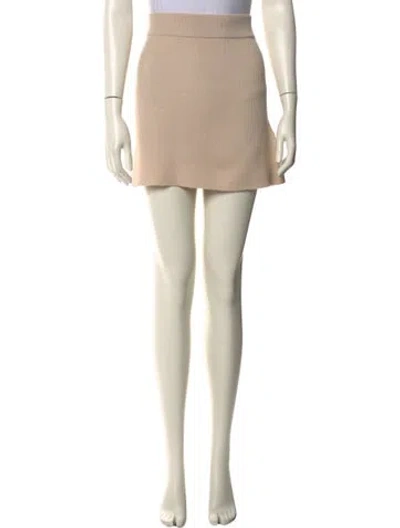 Pre-owned La Maille Sezane Mini Skirt In Neutral