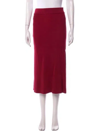 Pre-owned La Maille Sezane Mini Skirt In Red