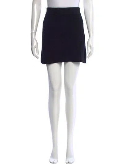 Pre-owned La Maille Sezane Mini Skirt W/ Tags In Black