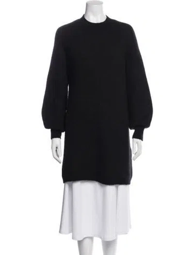 Pre-owned La Maille Sezane Mock Neck Sweater In Black