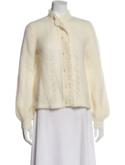 Pre-owned La Maille Sezane Mock Neck Sweater In Neutral
