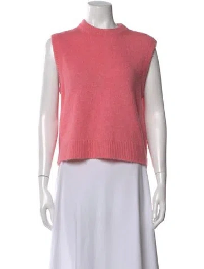 Pre-owned La Maille Sezane Mock Neck Sweater In Red