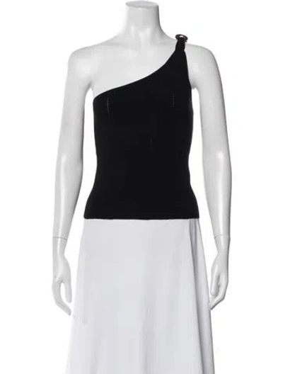 Pre-owned La Maille Sezane One-shoulder Sleeveless Top W/ Tags In Black