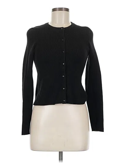 Pre-owned La Maille Sezane Paris Cardigan Sweater In Black