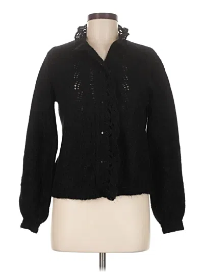 Pre-owned La Maille Sezane Paris Cardigan Sweater In Black