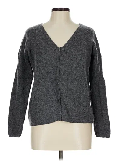 Pre-owned La Maille Sezane Paris Cardigan Sweater In Gray