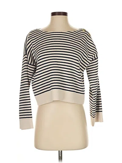 Pre-owned La Maille Sezane Paris Cardigan Sweater In White