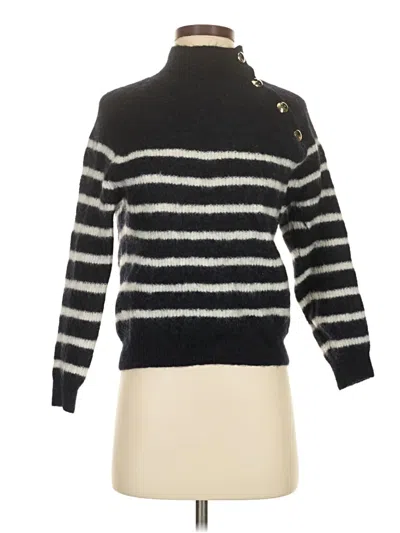 Pre-owned La Maille Sezane Paris Pullover Sweater In Black