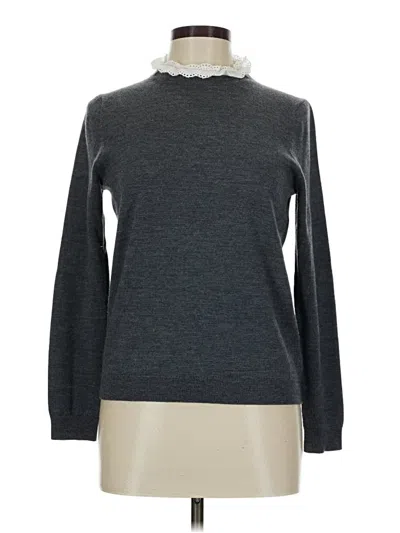 Pre-owned La Maille Sezane Paris Turtleneck Sweater In Gray