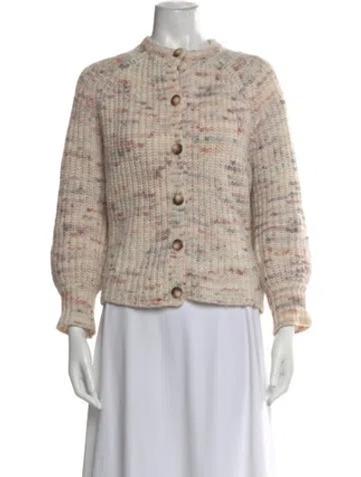 Pre-owned La Maille Sezane Patterned Crew Neck Sweater In Neutral