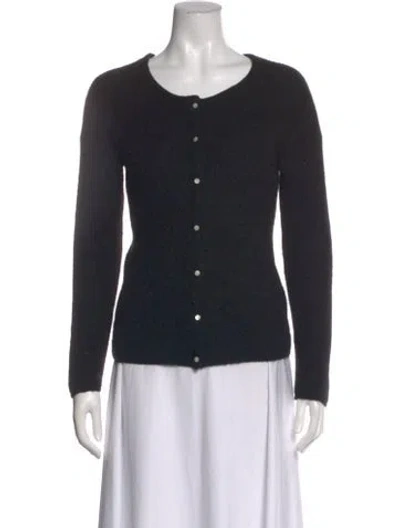 Pre-owned La Maille Sezane Scoop Neck Sweater In Black