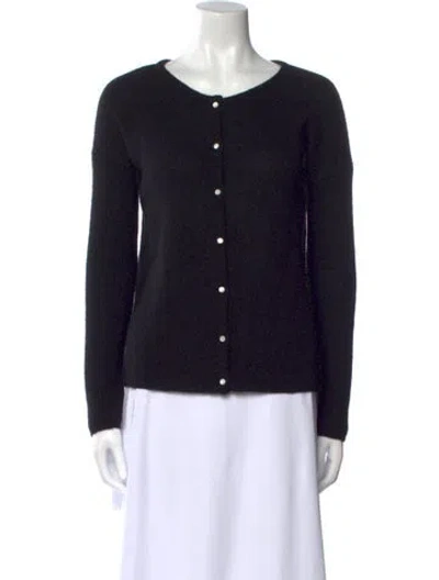 Pre-owned La Maille Sezane Scoop Neck Sweater In Black