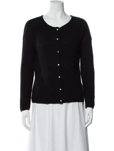 Pre-owned La Maille Sezane Scoop Neck Sweater In Black