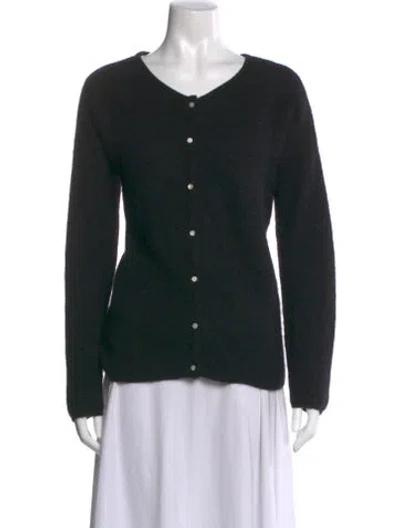 Pre-owned La Maille Sezane Scoop Neck Sweater In Black