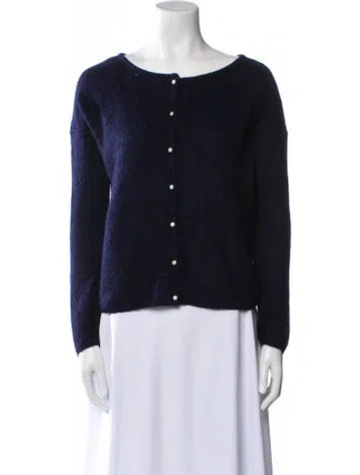 Pre-owned La Maille Sezane Scoop Neck Sweater In Blue