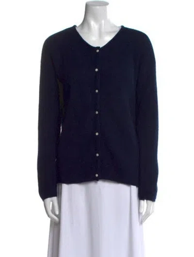 Pre-owned La Maille Sezane Scoop Neck Sweater In Blue